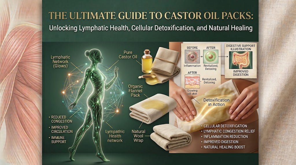 The Ultimate Guide to Castor Oil Packs: Unlocking Lymphatic Health, Cellular Detoxification, and Natural Healing