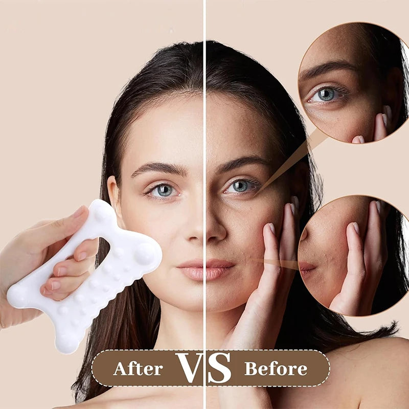 High-Quality Facial Maintenance Gua Sha Massage Board Resinous Static Free Portable Full Body Scraping Plate for Women Adults