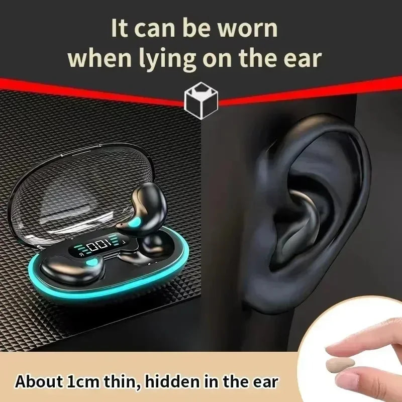 Bluetooth Sleep Earphones Wireless Headset 5.3 With Comfortable Wearing Touch Control Headphone Earbuds For All Mobile Phone