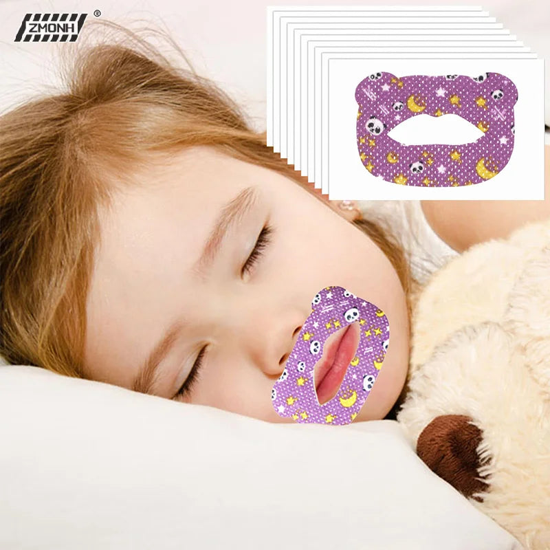 > Kids Anti-Snoring Sleep Strips – 30 Pcs Gentle Mouth Tape for Kids Nasal Breathing & Better Sleep