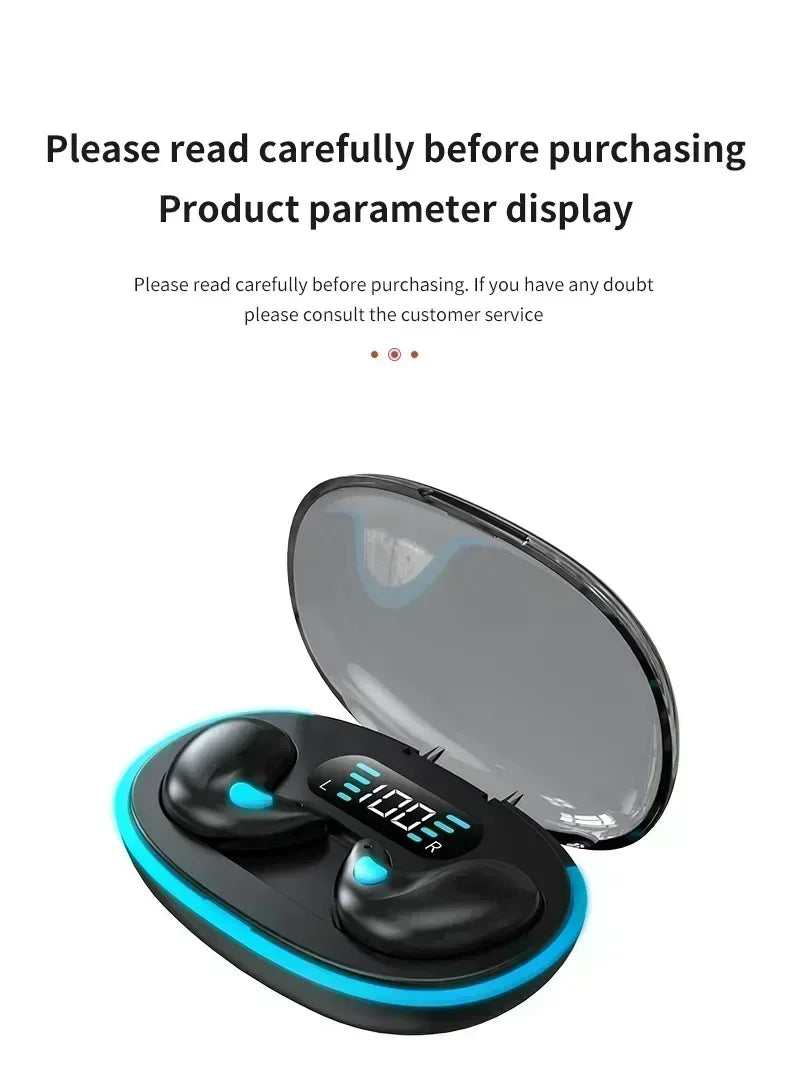 Bluetooth Sleep Earphones Wireless Headset 5.3 With Comfortable Wearing Touch Control Headphone Earbuds For All Mobile Phone