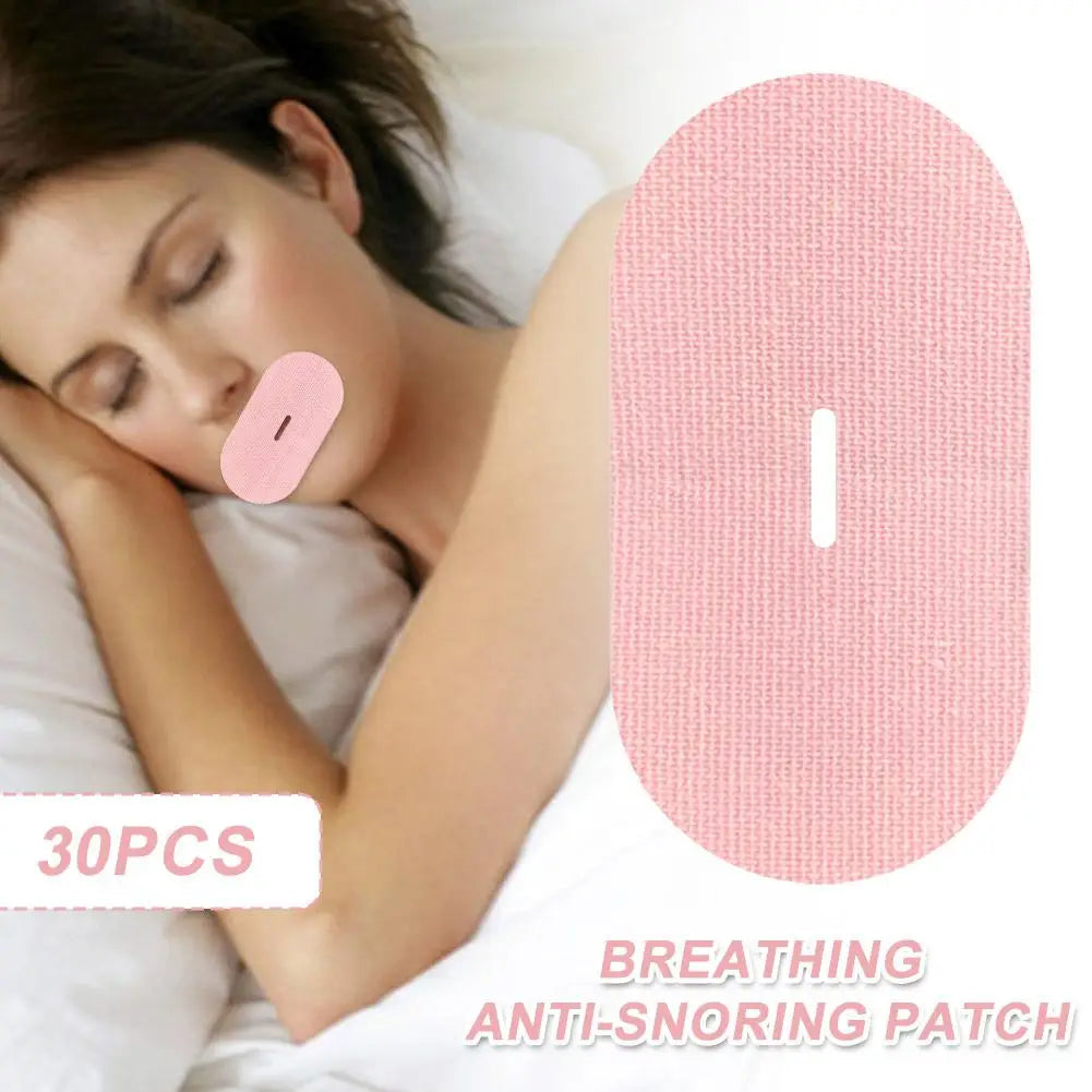 > Medical-Grade Anti-Snoring Mouth Tape – 30 Pcs Gentle Sleep Strips for Nasal Breathing & Better Sleep