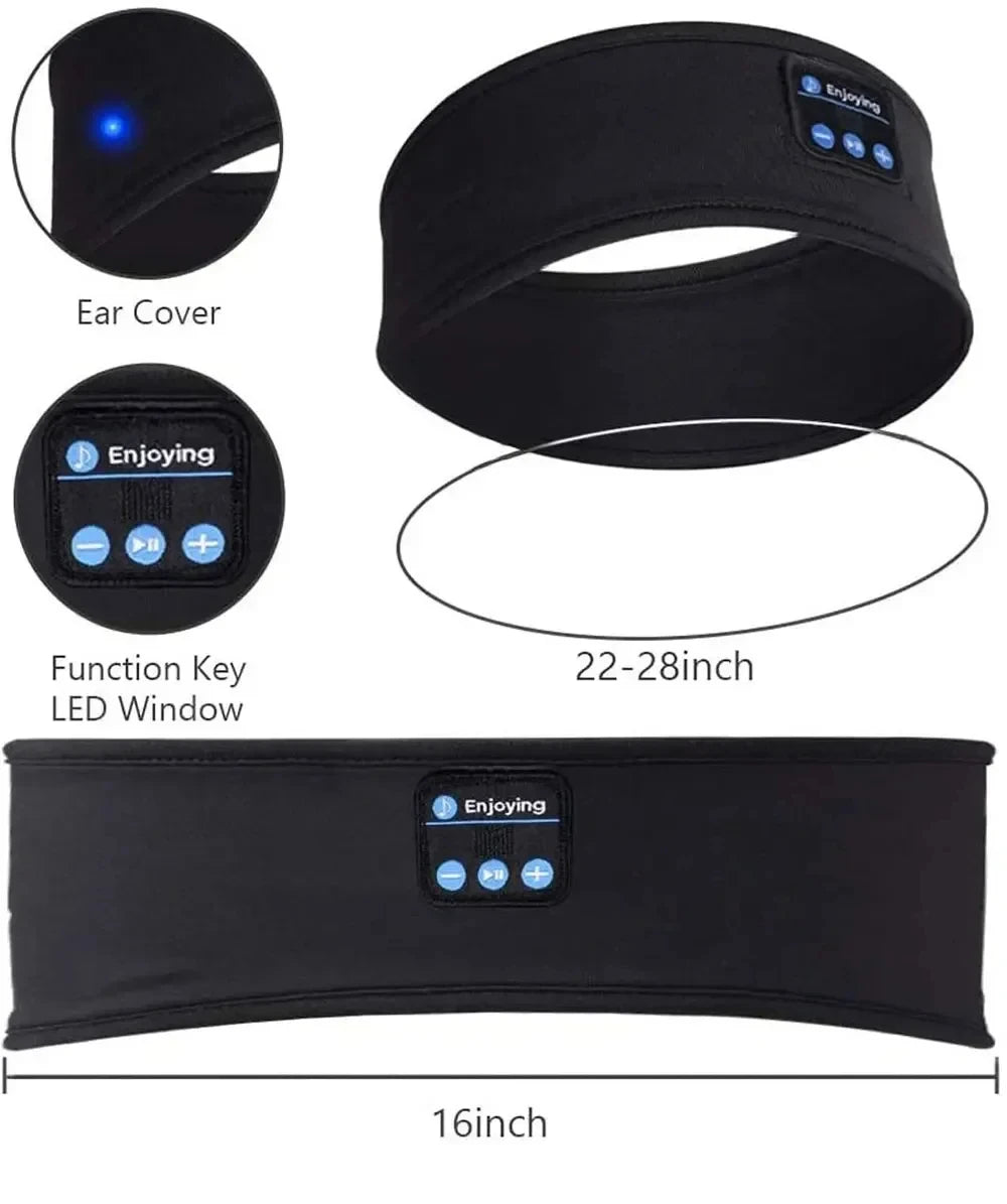 Bluetooth 5.0 Wireless Sleep Headband & Sports Music Headset