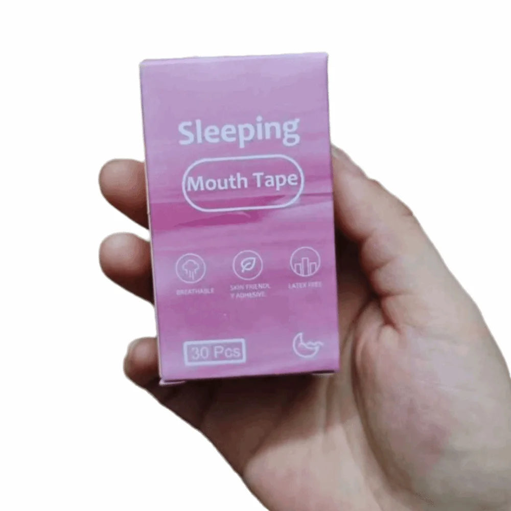 Medical-Grade Anti-Snoring Mouth Tape – 30/60 Pcs Micropore Cloth Sleep Strips for Nasal Breathing & Dry Mouth Relief
