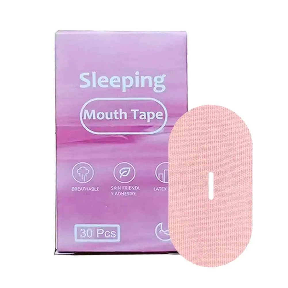 > Medical-Grade Anti-Snoring Mouth Tape – 30 Pcs Gentle Sleep Strips for Nasal Breathing & Better Sleep