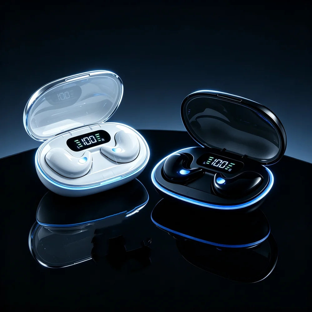 Bluetooth Sleep Earphones Wireless Headset 5.3 With Comfortable Wearing Touch Control Headphone Earbuds For All Mobile Phone