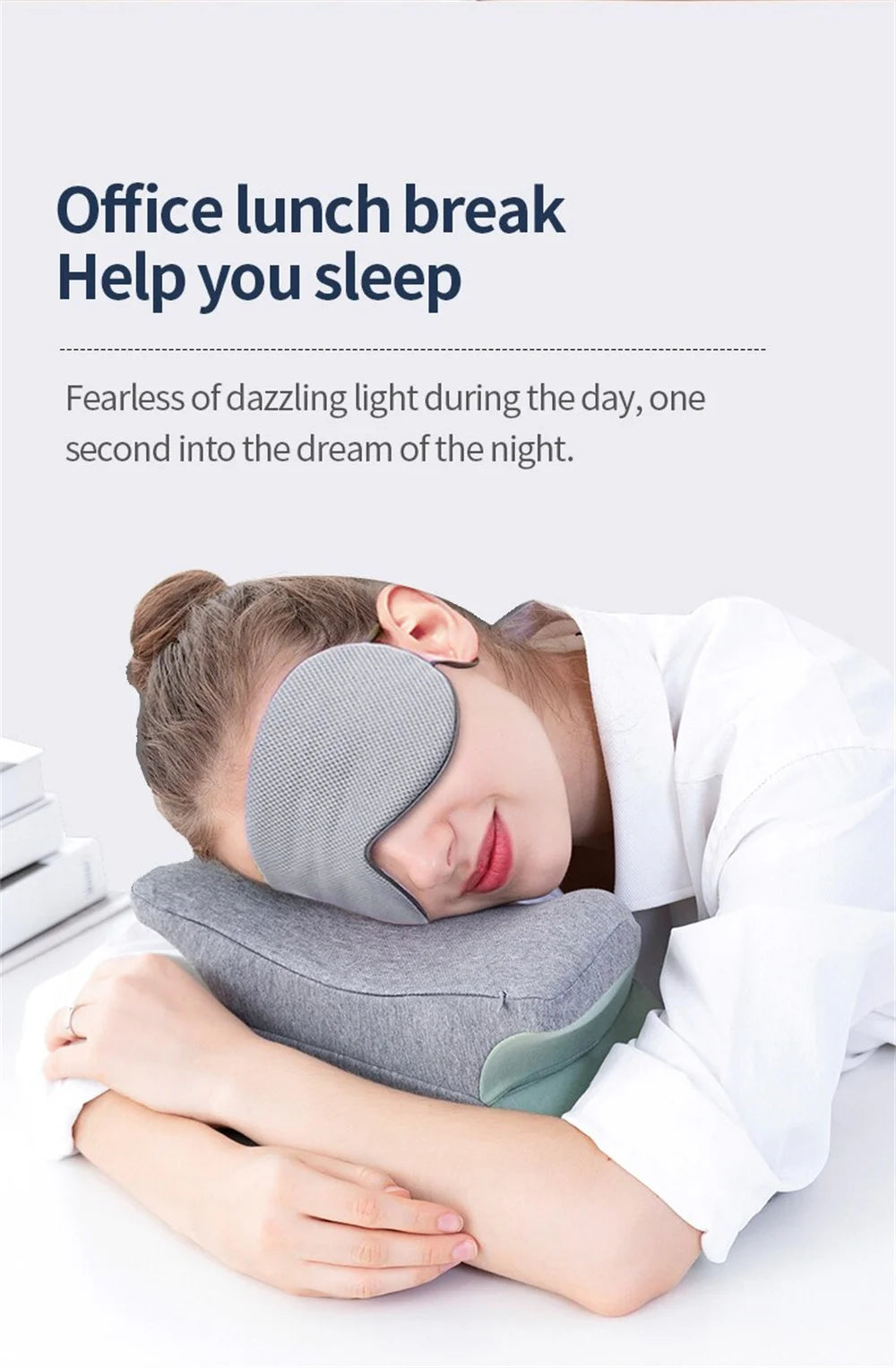 Dual-Comfort Reversible Sleep Mask – Warm & Cool Eye Cover for Travel & Relaxation