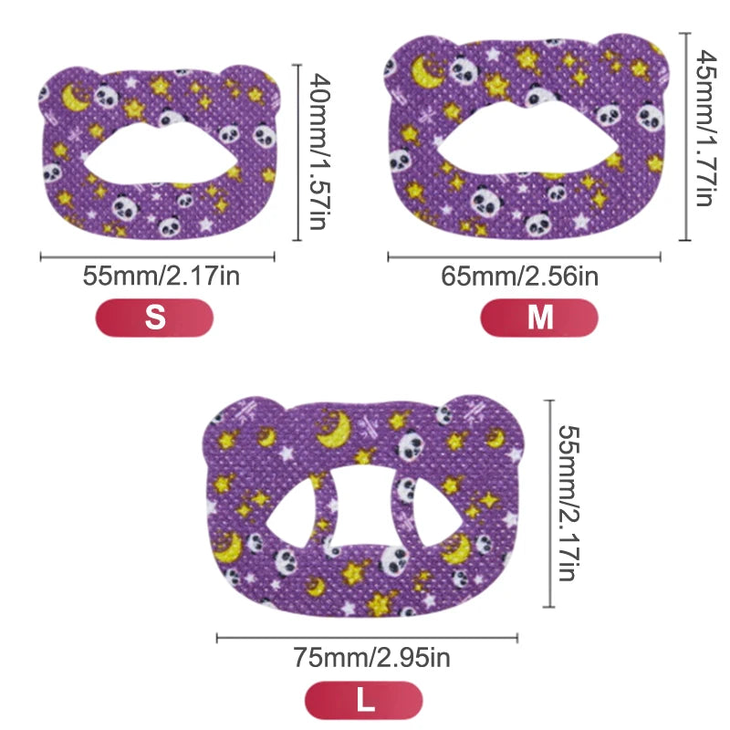 > Kids Anti-Snoring Sleep Strips – 30 Pcs Gentle Mouth Tape for Kids Nasal Breathing & Better Sleep